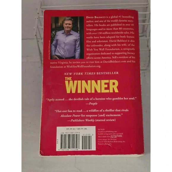 David Baldacci The Winner Book - Picture 3 of 5